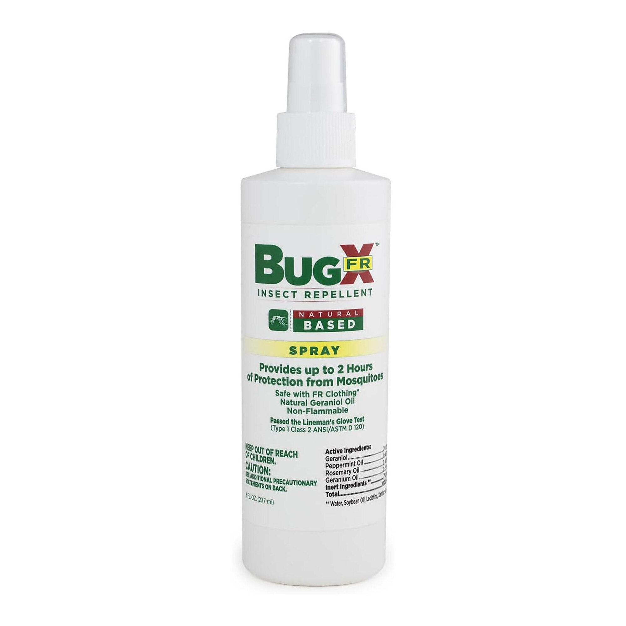 Aero Healthcare BugX DEET-Free Insect Repellent Spray — 8 Oz. Bottle, Plant-Based, Non-Flammable, Case of 12, Model# 12856